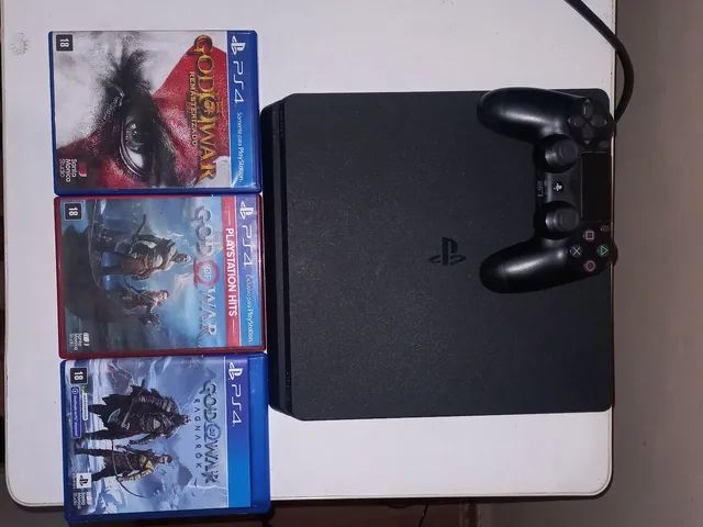 PLAYSTATION 4 1TB SLIM + JOGO GOD OF WAR RAGNAROK