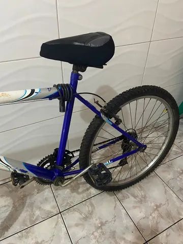 Bicicleta zummi azul/branca - Foto 5