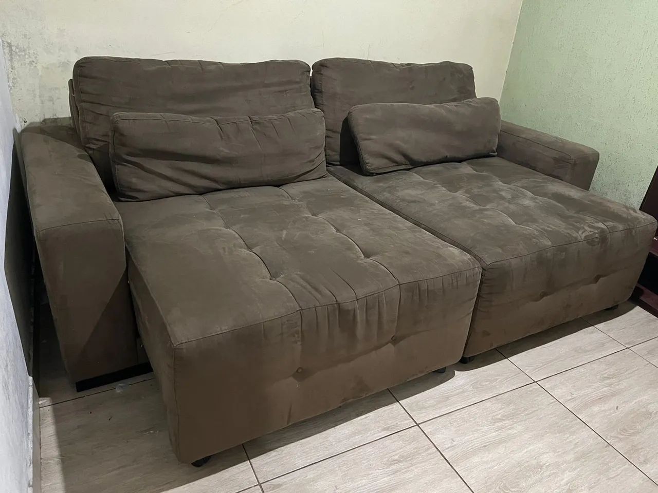 Sofá Cama 2 Lugares - Conforto e Estilo 2.40 mts  - Foto 2