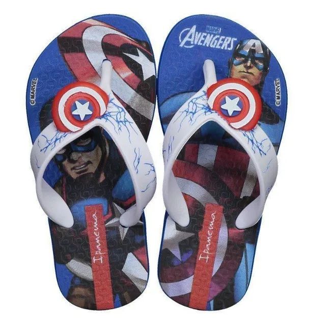 Chinelo Infantil Avengers Verde-preto - Foto 3