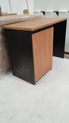 buffet aparador com 2 portas e puxador meia cava - Foto 4