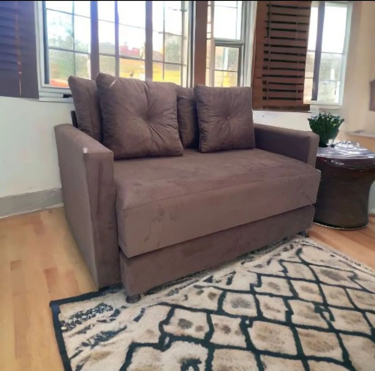 Sofá cama casal Iza, 2 lugares, lindo moderno!  - Foto 5