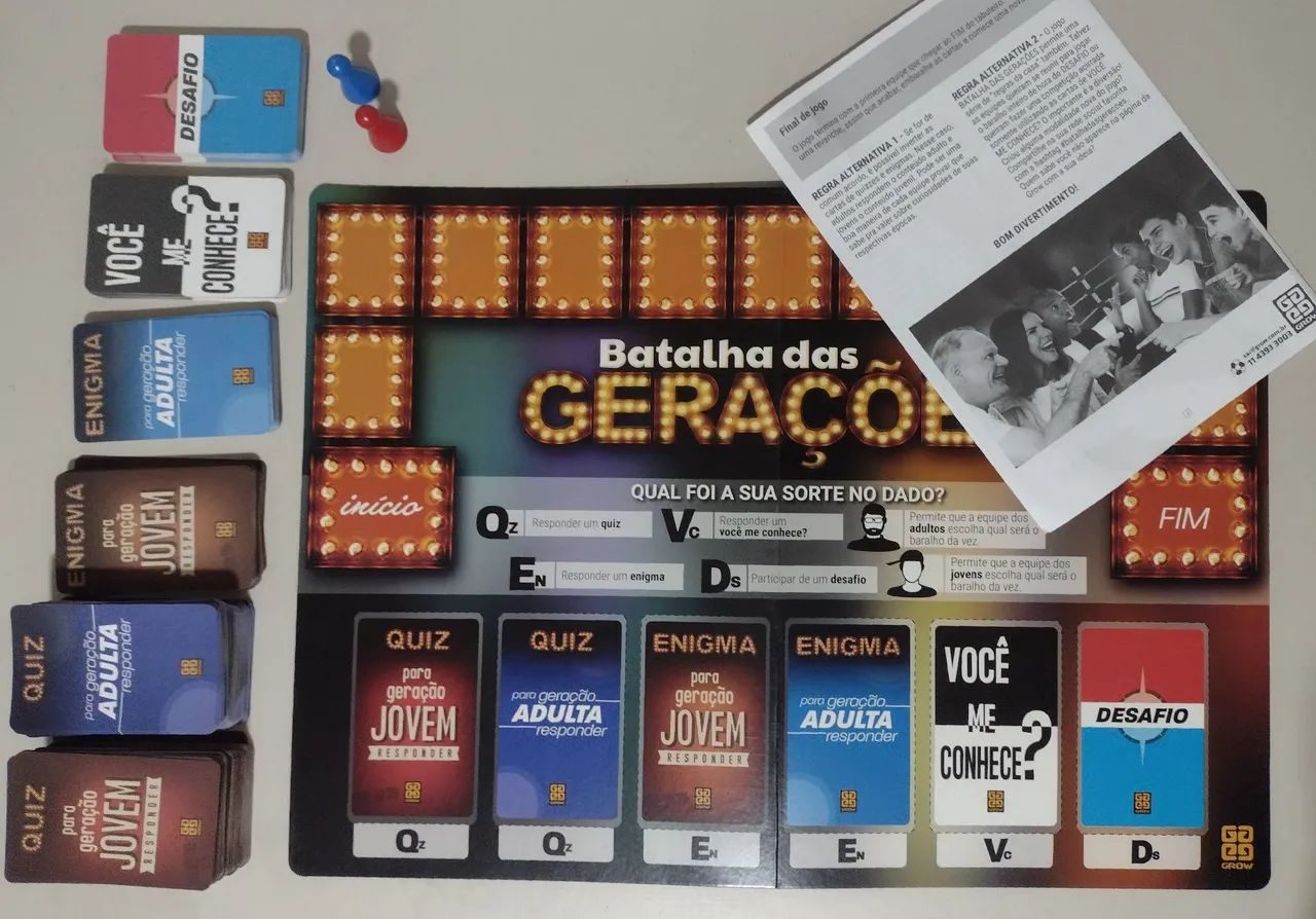Batalha das gerações - jogo de tabuleiro - Foto 2