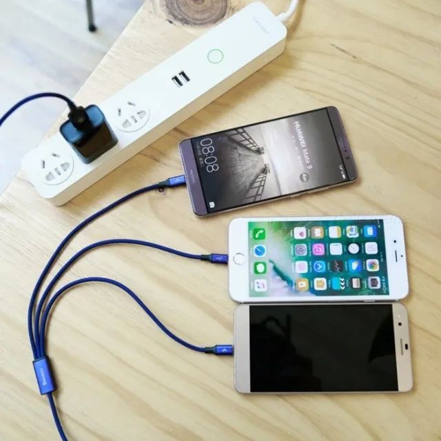  Cabo Usb-c 3in1 iPhone Micro usb v8 Type-c wpp.43. *