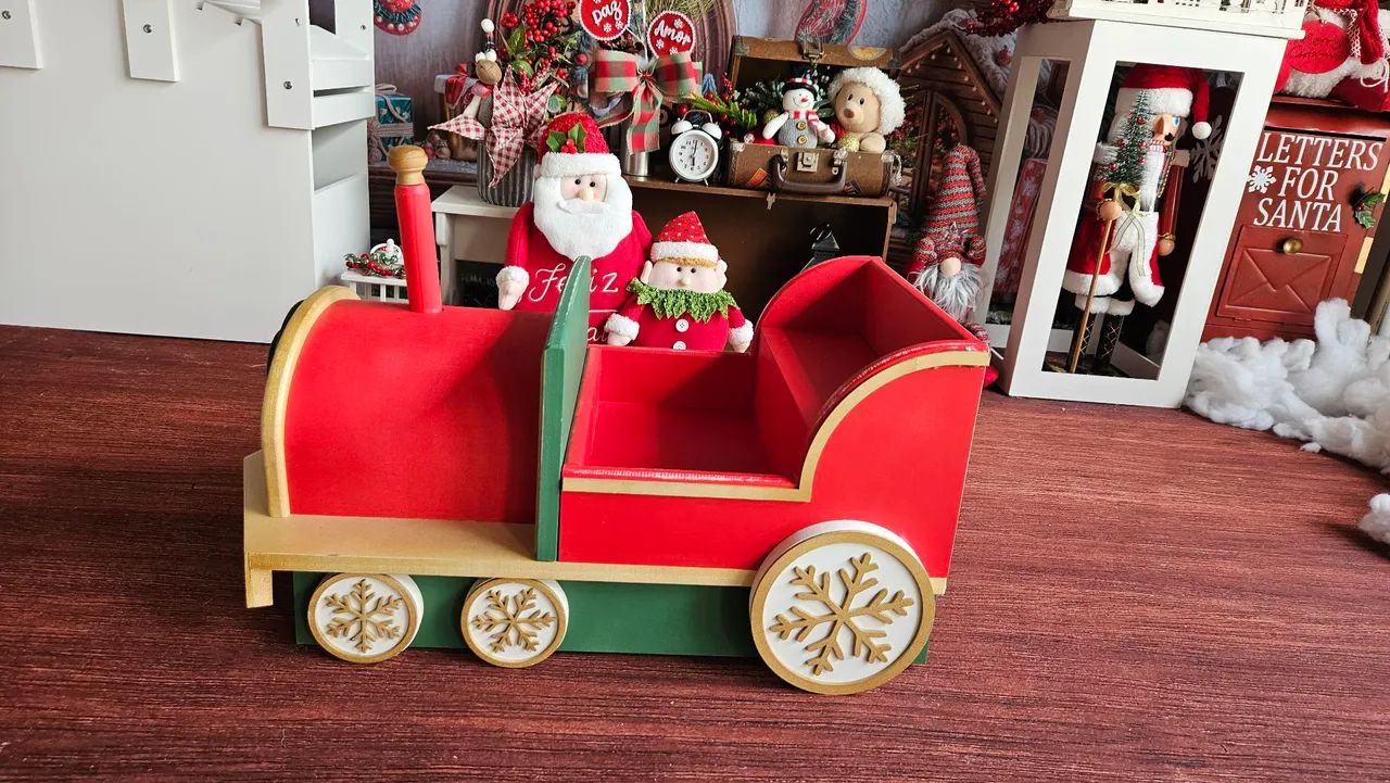 Locomotiva Natal para ensaio fotográfico - Foto 3