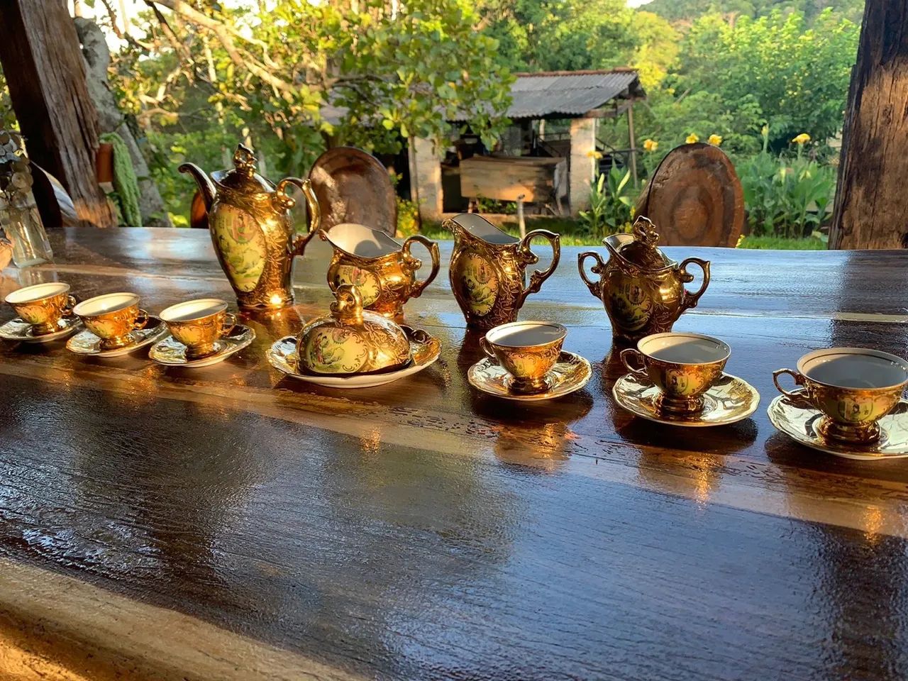 Conjunto porcelana Porcelanarte de chá e café - Foto 2