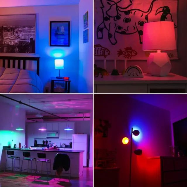 Smart Lâmpada Inteligente Led Rgb Wi-fi Compatível Com Alexa e Google - Foto 5