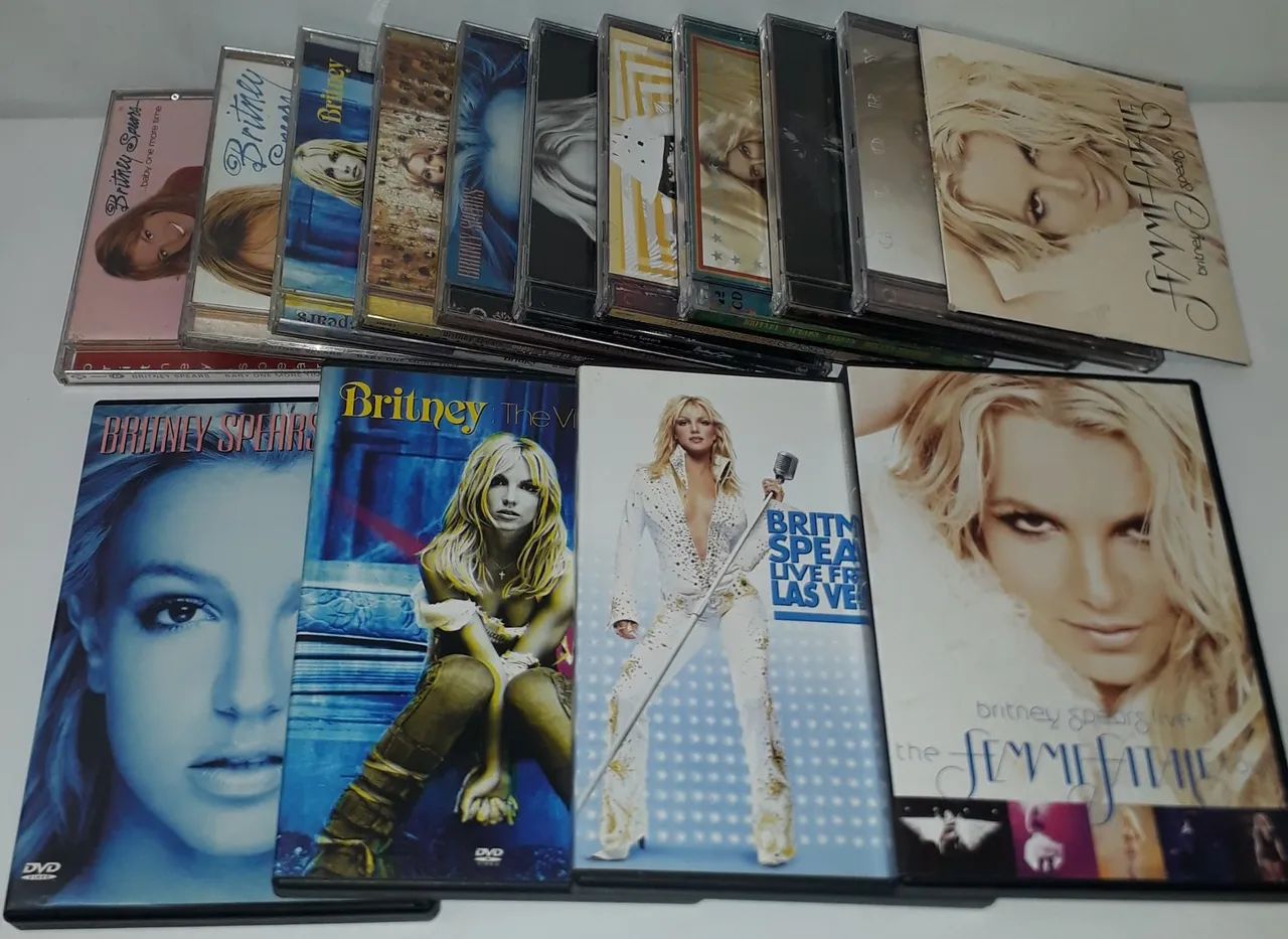 CD e DVD Britney Spears Lote Original