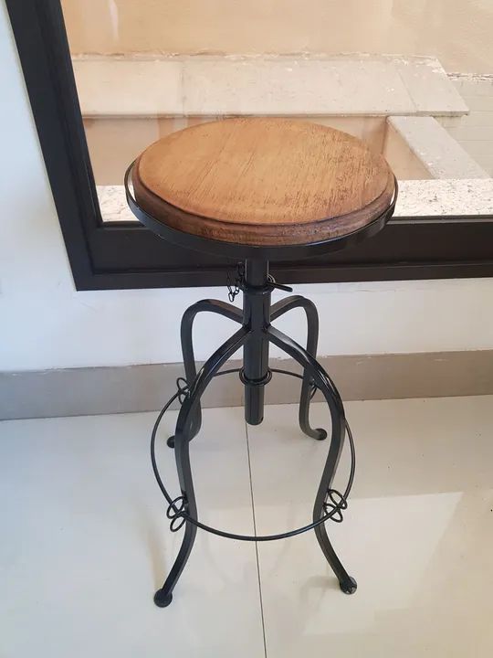 Banqueta Alta Regulável 70 ou 80cm - Foto 3