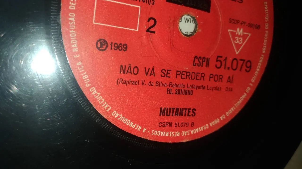 Compacto Disco de Vinil - Mutantes - Ando Meio Desligado - Foto 2