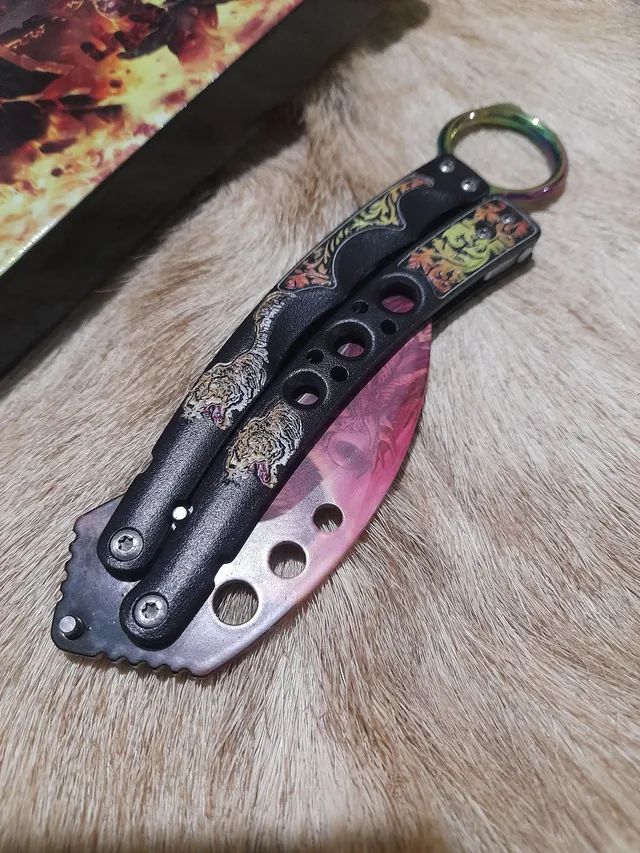 Canivete Karambit Butterfly CS GO Dragon 01 - Foto 3