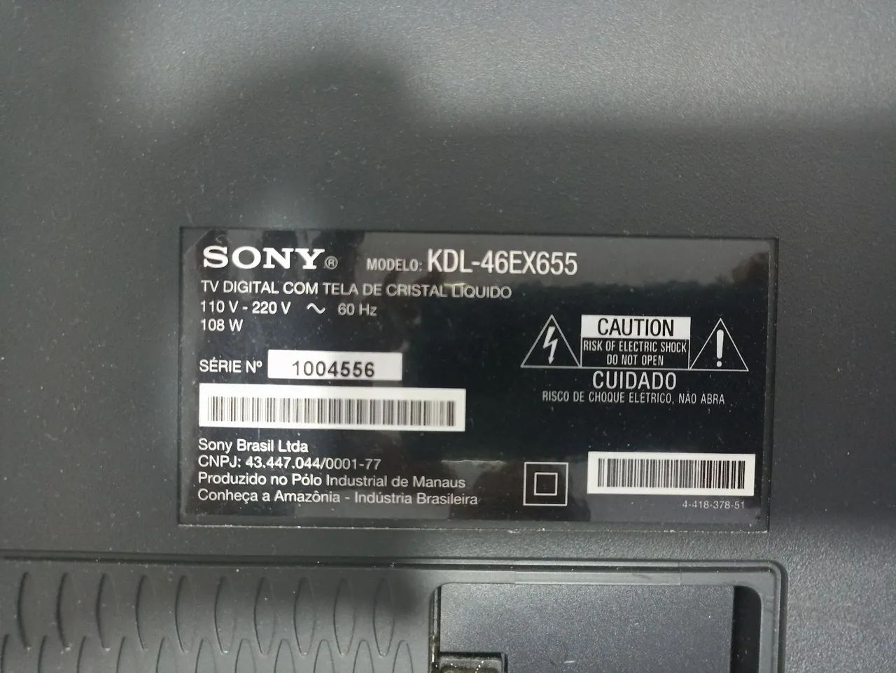 Vendo peças dessa tv 46 polegadas  - Foto 4