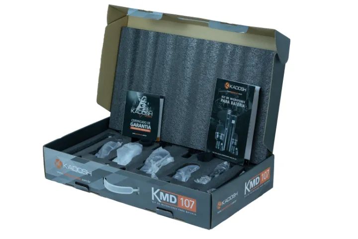 KADOSH KIT MICROFONE BATERIA KMD 107