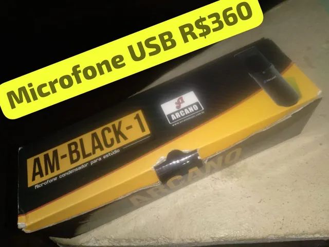 Microfone USB Arcano AM-BLACK - 1