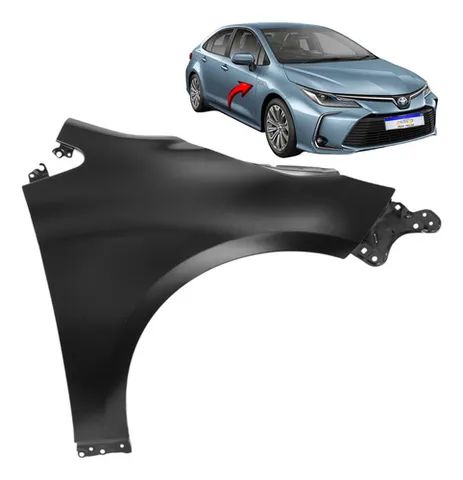Paralama Toyota Corolla 2020 2021 2022 2023 L.d Dianteiro