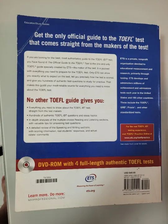 The Official Guide to the TOEFL Test - Quinta Edição (Fifth Edition) - Livro Oficial TOEFL - Foto 3