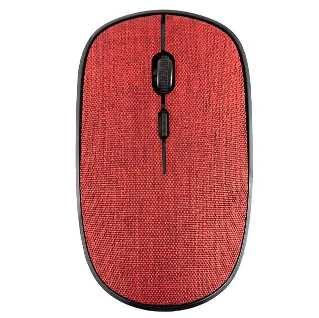 Mouse Sem Fio USB GT Colors em Tecido Red - WZetta