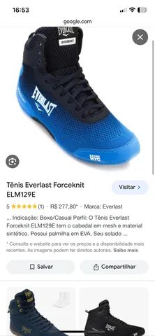 Tênis bota Everlast Forceknit masculino Original - Calçados