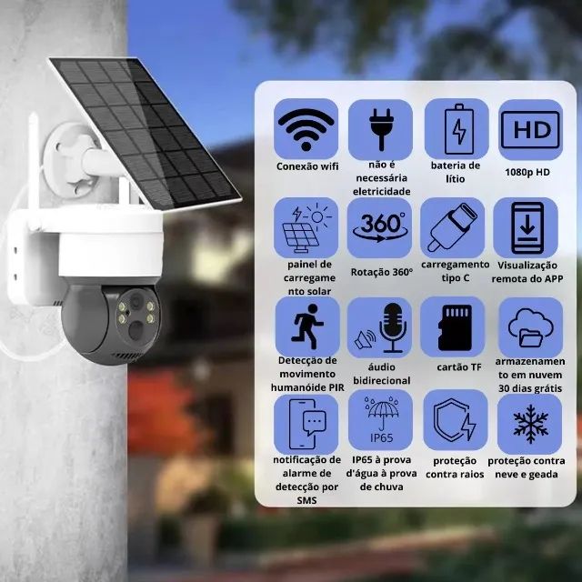 Câmeras de segurança cuide do seu patrimônio - Foto 6