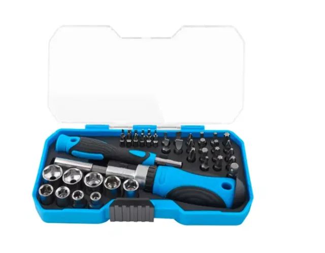 Conjunto Chave De Fenda E Soquete Bits 44 Peças Kabpbom - KA-7715 - Foto 4