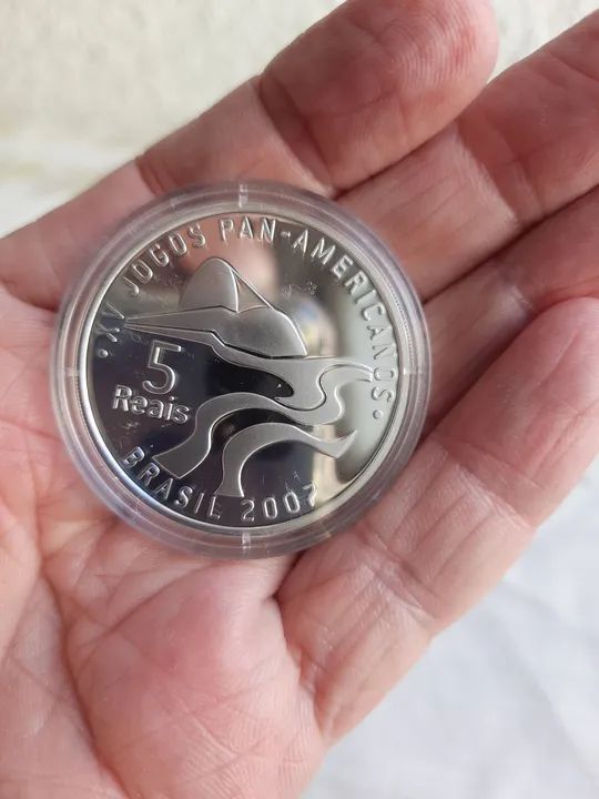 Moeda comemorativa Rio 2007  - Foto 2