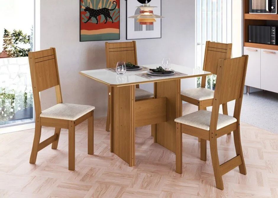 Mesa de jantar 4 lugares Air pad