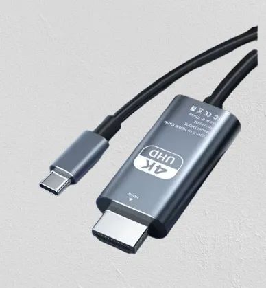 Cabo conversor de vídeo TIPO C para HDMI - 4K, 60hz, 2m. - Foto 2
