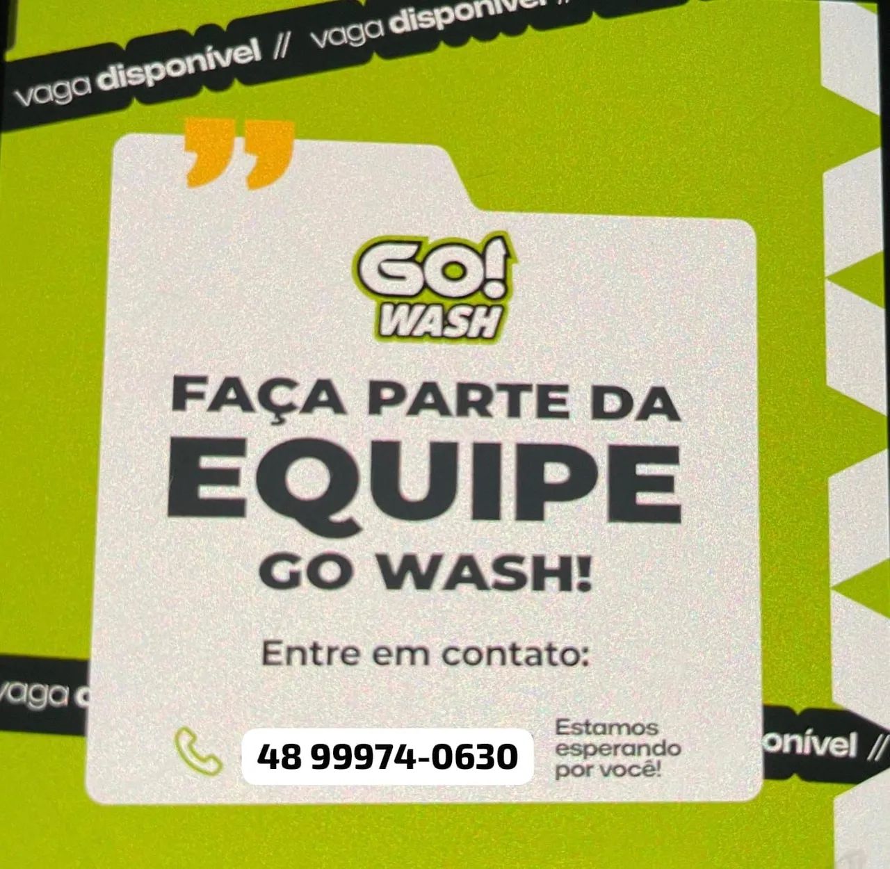 Vaga para lavador de carros  $2000