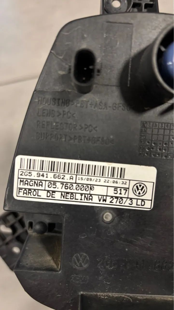 Farol de neblina VW 270/3 LD