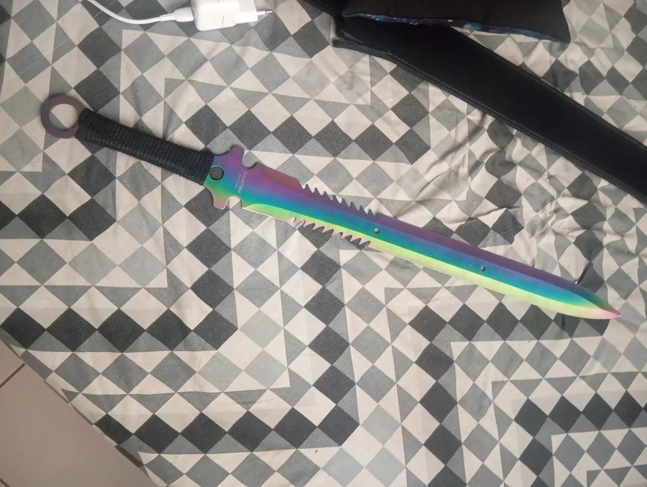 Espada de anime decoração bem afiada 64288121036417124