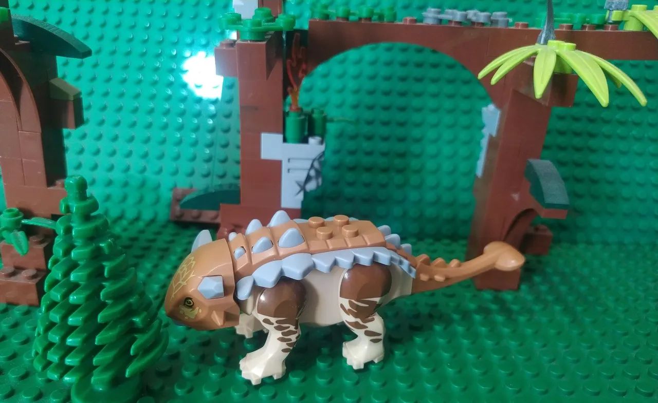 Dinossauro Anquilossauro - Parque dos Dinossauros  - Foto 3