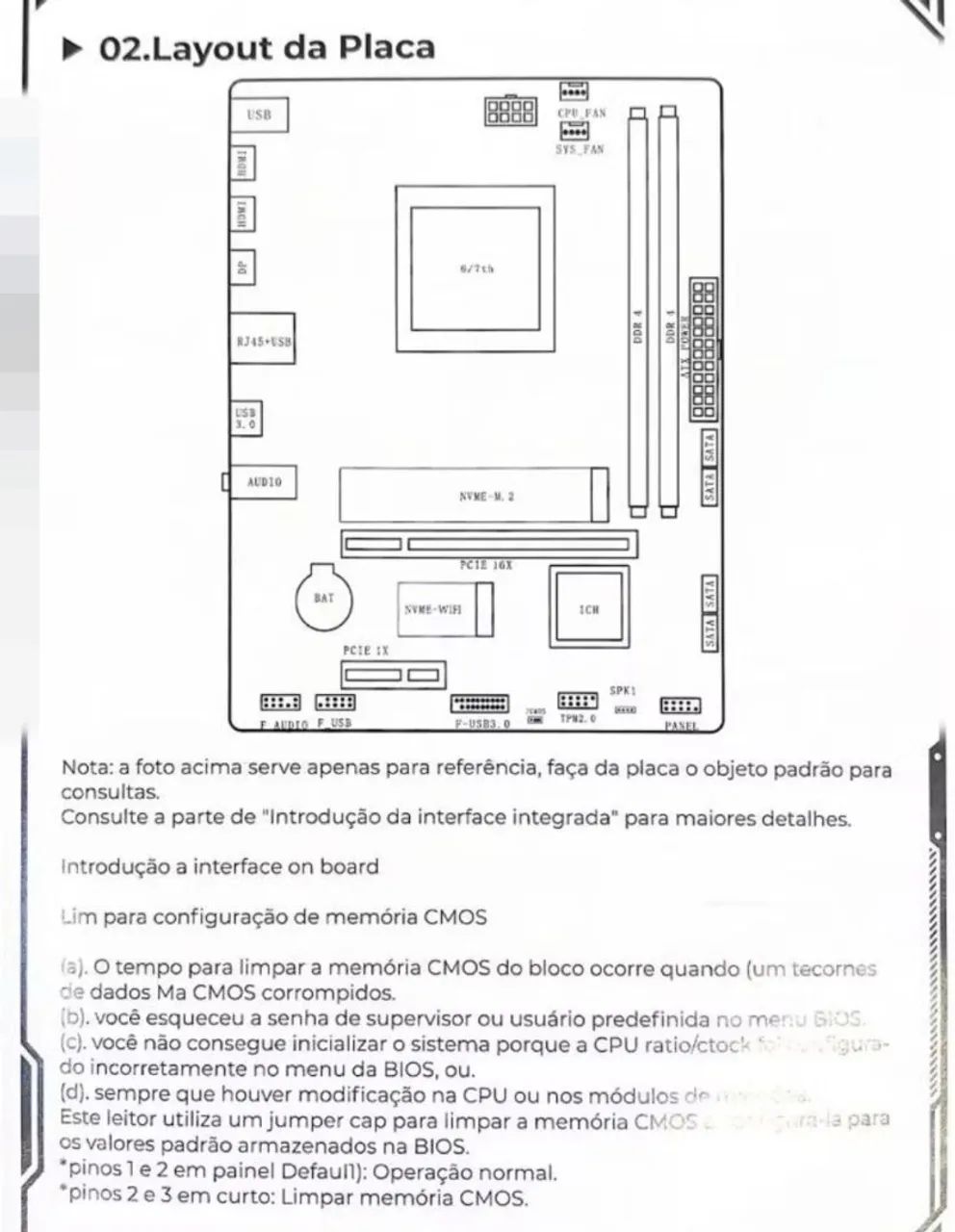 Kit placa mãe e processador Revenger I5 6300hq integrado ddr4 - Foto 5