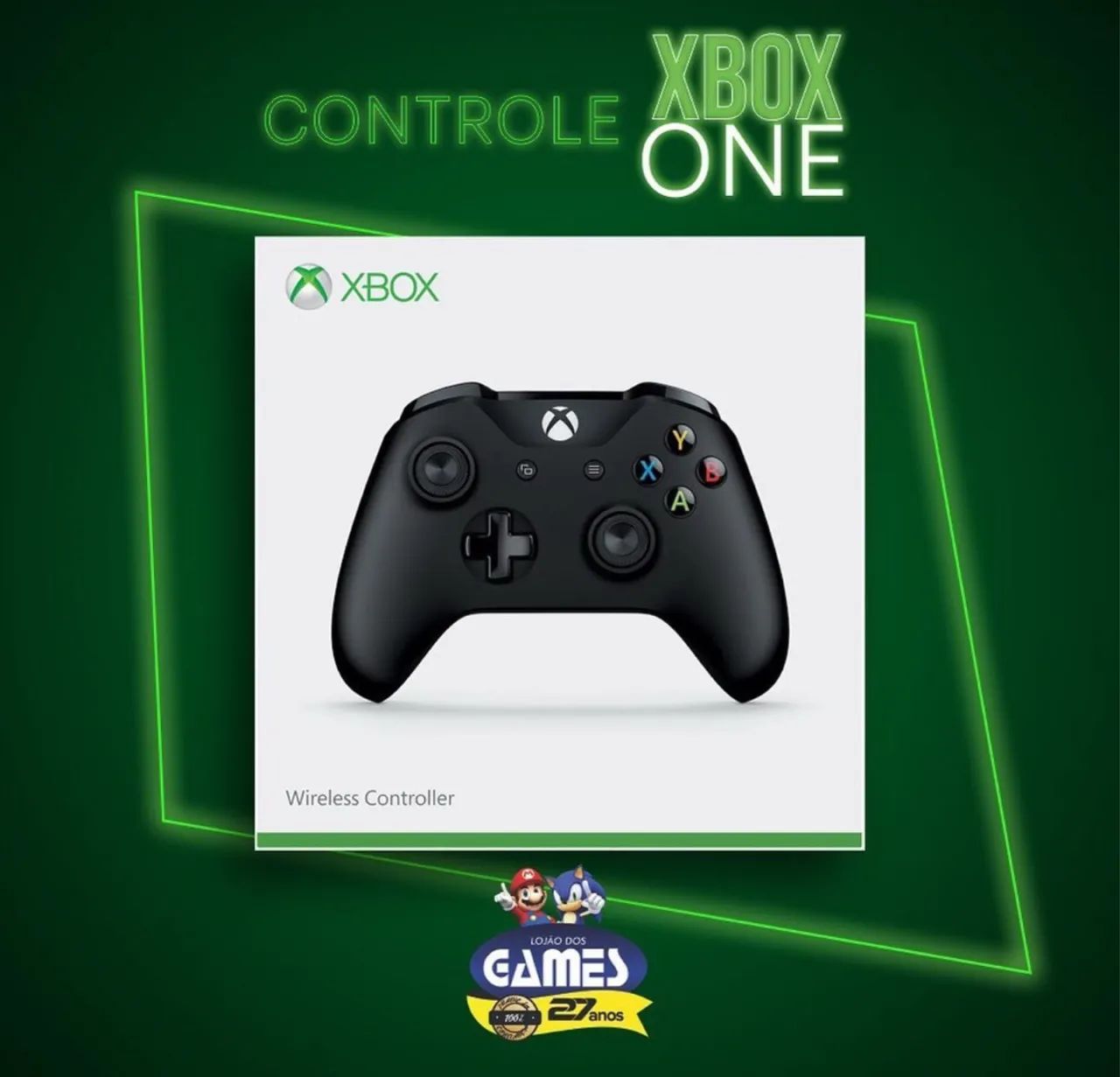 Controle Xbox One Sem Fio - Original