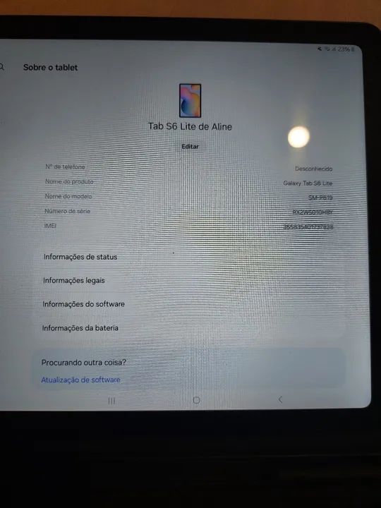 Tablet Samsung Galaxy Tab S6 lite - Foto 2