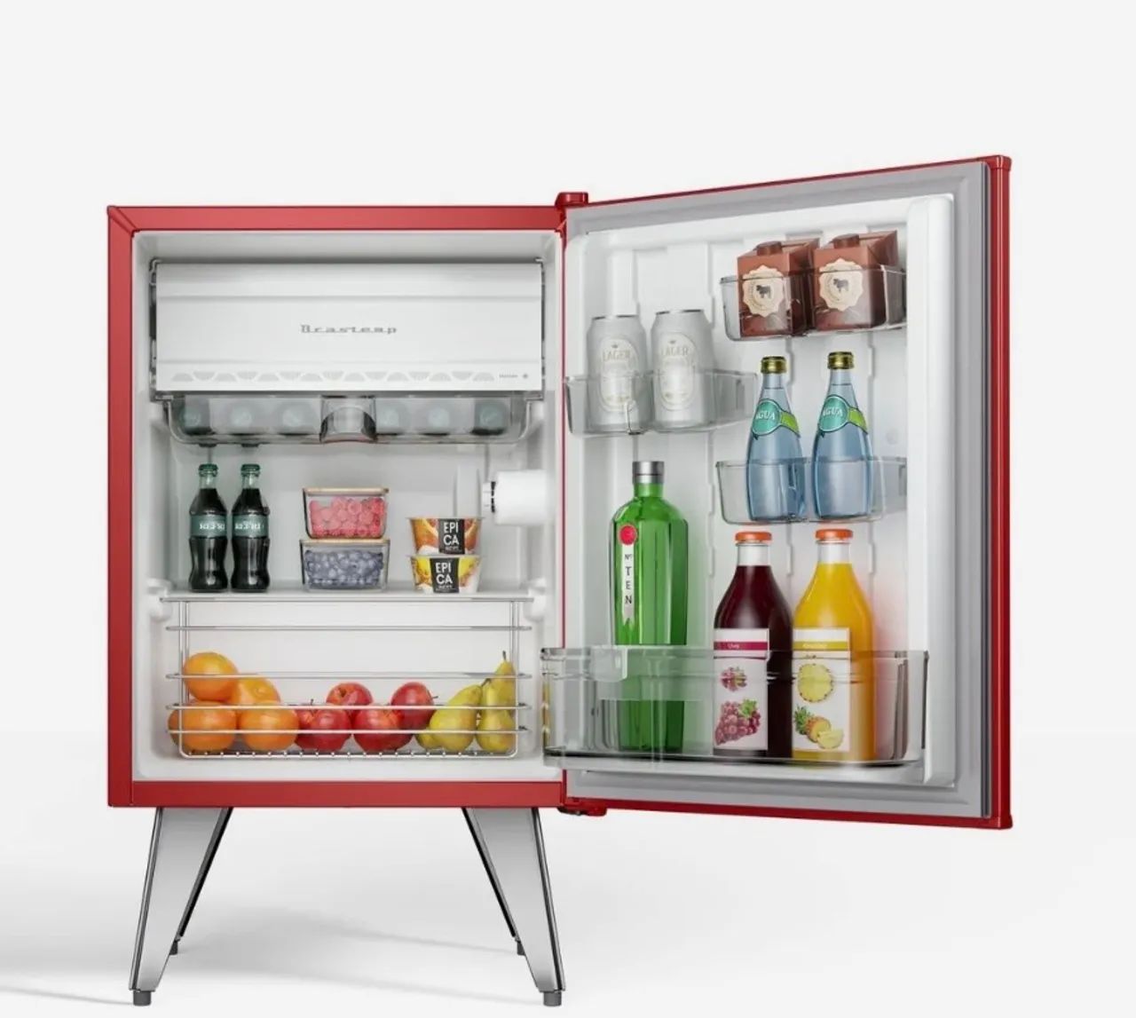 Frigobar Brastemp Retrô Vermelho  - Foto 3