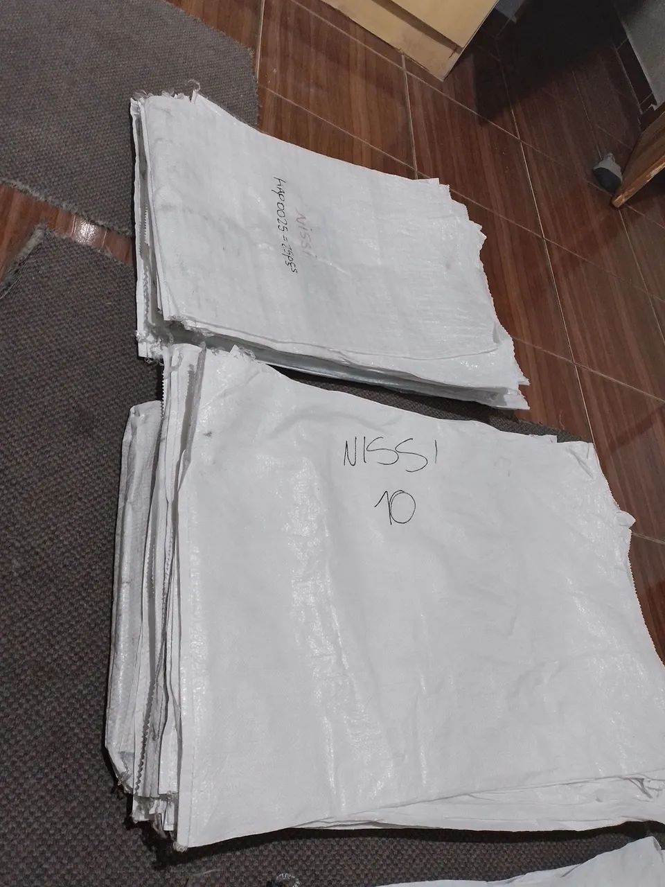 Saco de ráfia branco - Foto 4