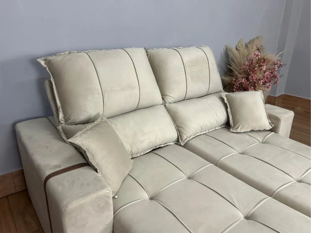 Sofá Retrátil Reclinável Oásis 1.80m - Produto Novo  - Foto 2