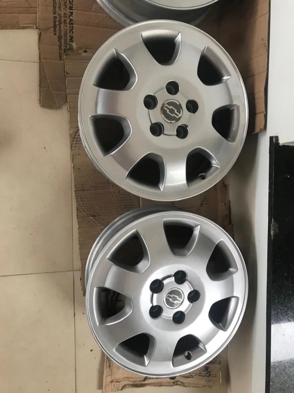 Jogo de Rodas para Vectra aro 16, originais Gm, restauradas, em estado de zero - Foto 4