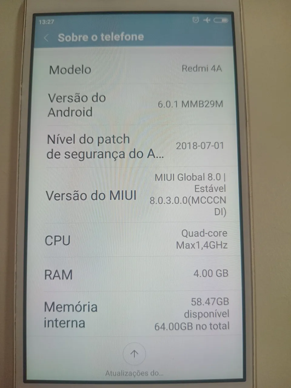 Xiaomi redmi4a