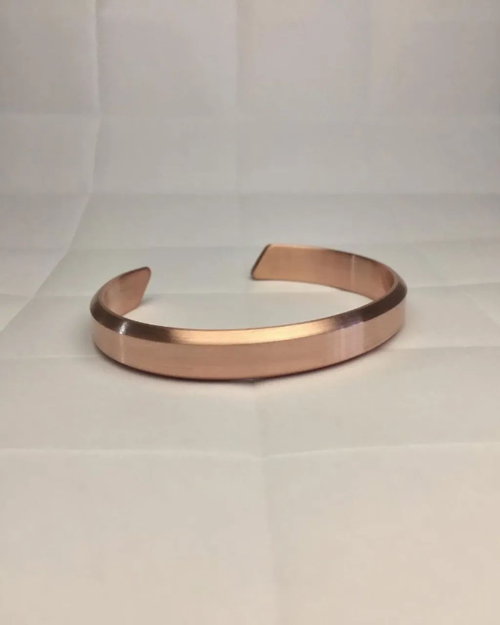 Pulseira Chanfrada - cobre puro maciço  - Foto 2