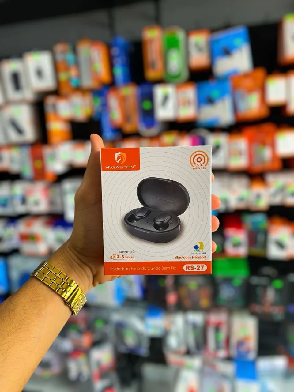 FONE DE OUVIDO BLUETOOTH H?MASTON RS27 - Foto 4