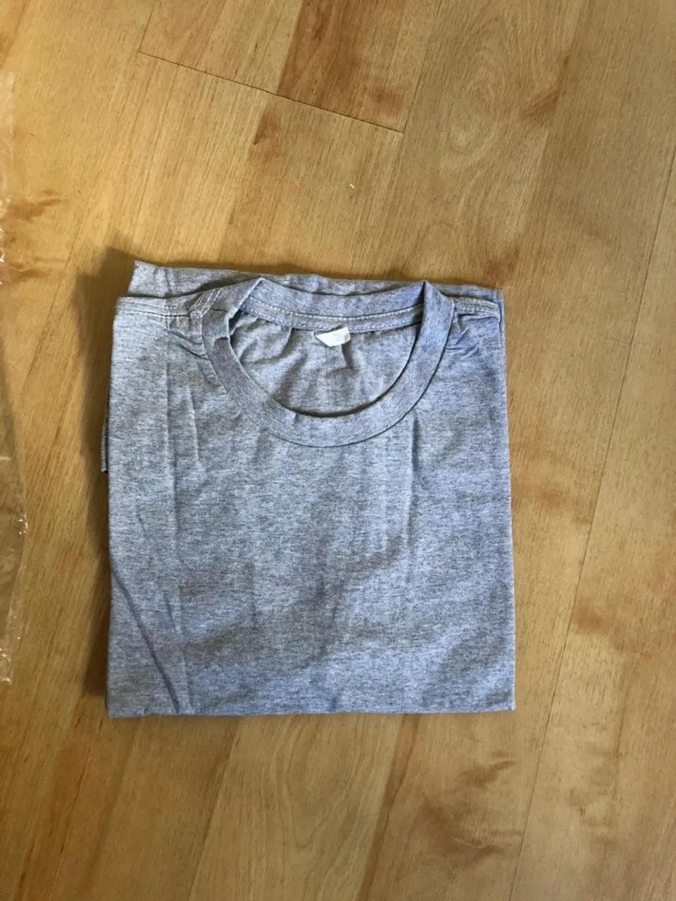 Camiseta Nova cinza mescla tam M - Foto 4