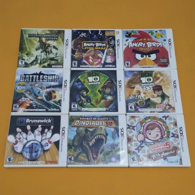 JOGOS ORIGINAIS E COMPLETOS PARA NINTENDO 3DS - PREÇO UNITÁRIO