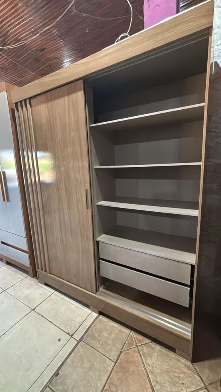 Guarda-Roupas de Casal em Amadeirado - Foto 2