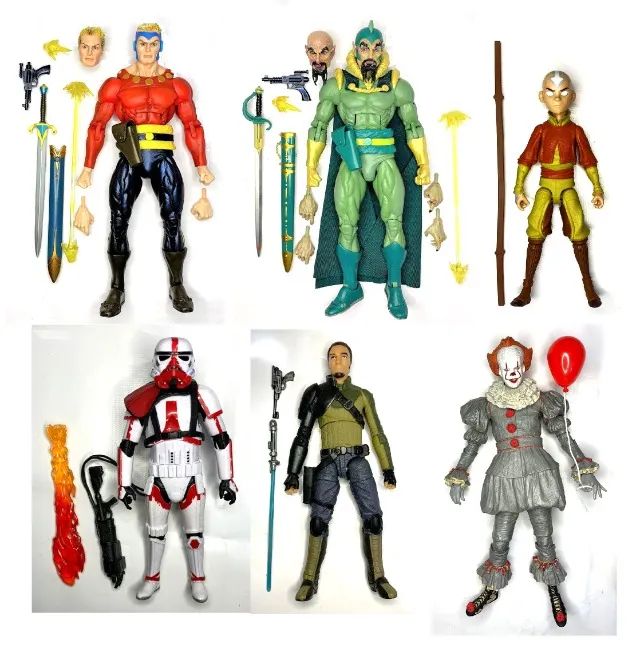 Figuras Neca McFarlane Star Wars Black Series Trooper It Avatar Flash Gordon diversos