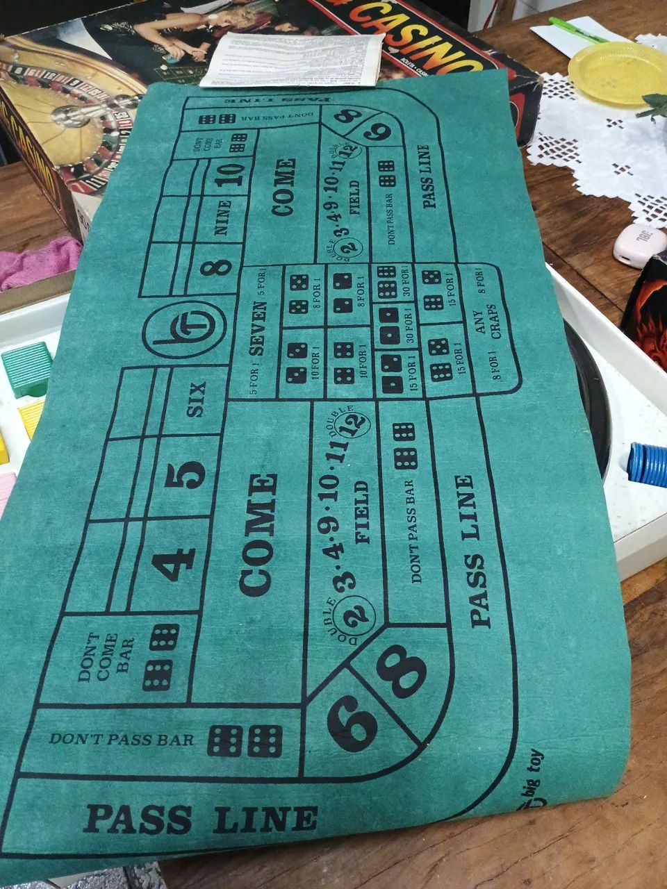 Jogo de Tabuleiro Big Casino - Clássico e Raro! - Foto 5