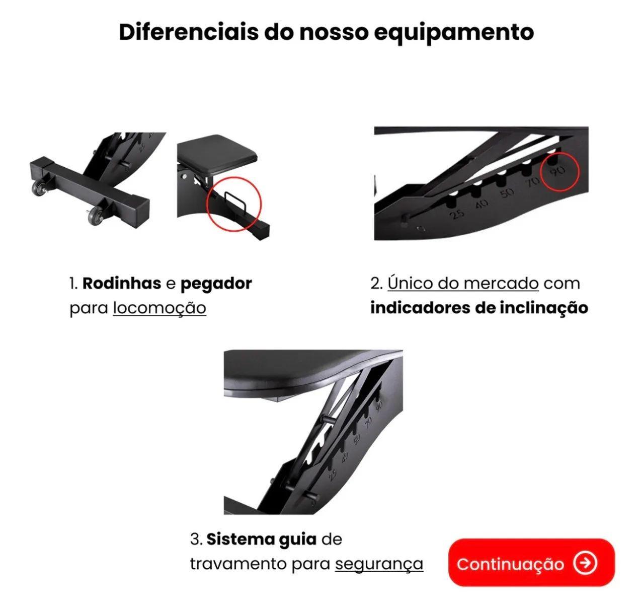 Banco de Supino Ajustavel - Foto 2