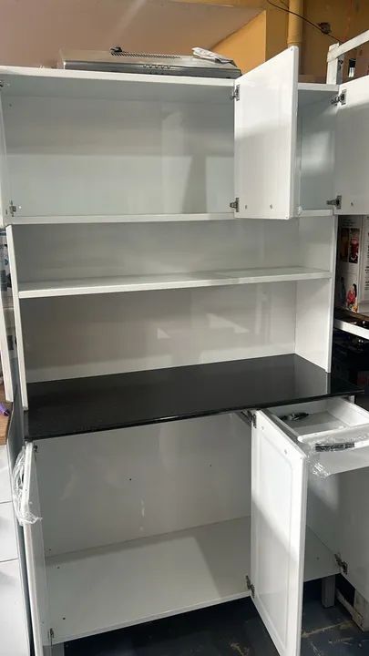Armário de cozinha Itatiaia 1,05mt Kit rose 