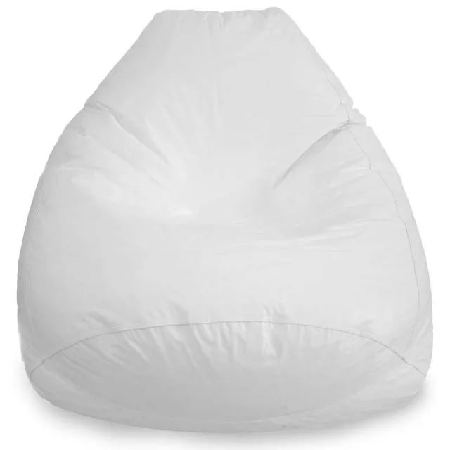 Puff Fofão Pop em Corino Branco - Mobly