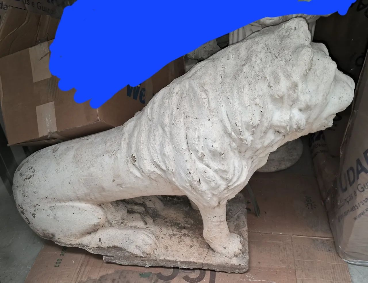 Escultura de Leão em concreto para área externa - Foto 3